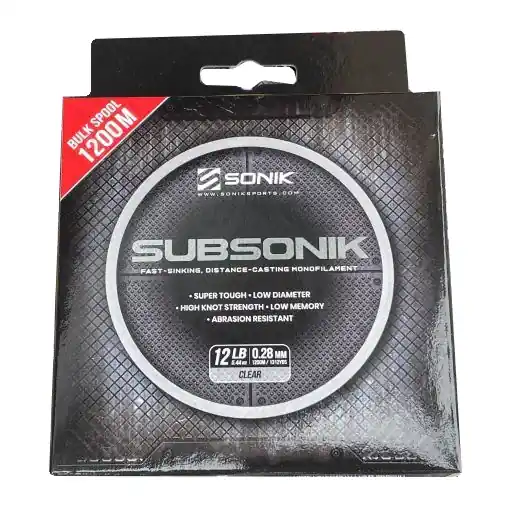 Vlasec Sonik Subsonik Clear 1200m 0,41mm/25lb - Koupit nyní