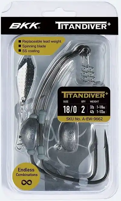 2ks - Háčky BKK Titan DiverPlus Velikost 6/0 - Končí brzy