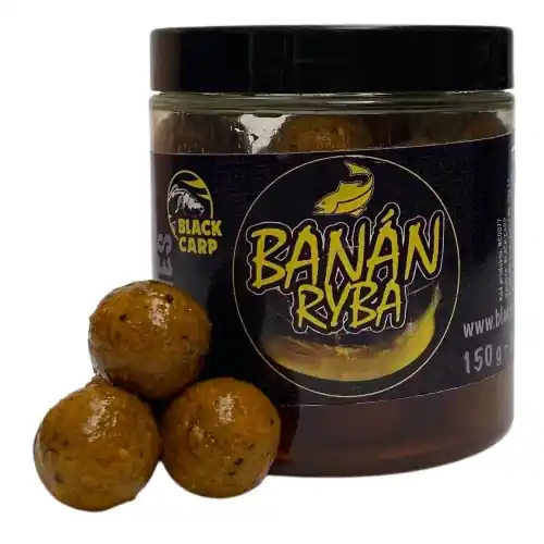 Premium - Boilies Black Carp Dipované 20mm 150gr