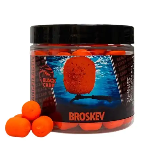 Doprodej - Boilies Black Carp Balanced Activ 14mm 90gr Citrus-Mango