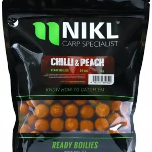Ready Boilie Nikl Chilli & Peach 18mm 1kg - Připraveno k expedici