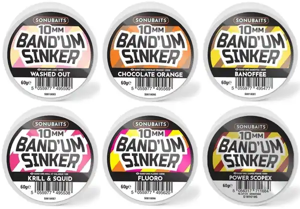 Cenový hit - Dumbells Sonubaits Band‘um Sinkers 6mm Krill / Squid
