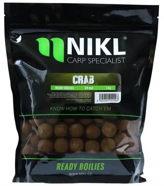 Ready Boilie Nikl Crab - Nyní k dispozici