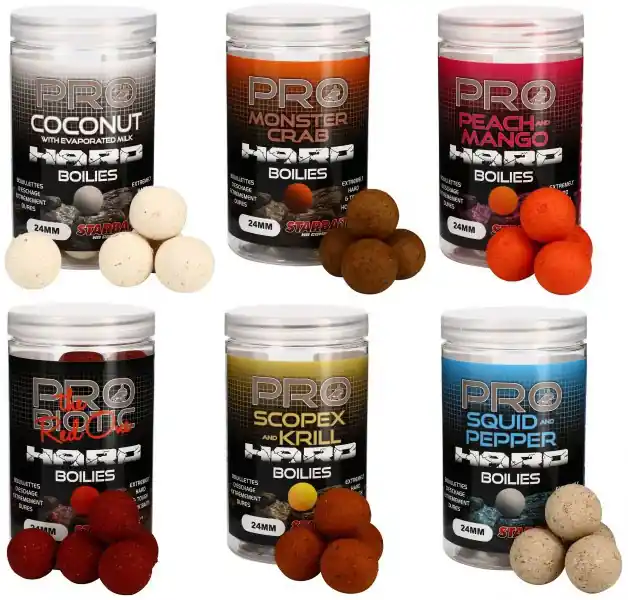 Tvrdé Boilie Starbaits Hard Probiotic 200gr Ginger Squid 20mm - Rychlé odeslání