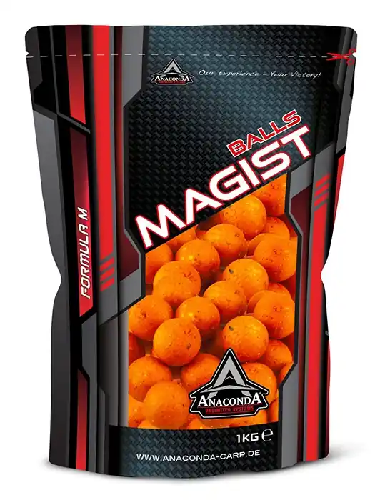 Boilies Anaconda Magist 16mm 1kg Nightcrawler - Sleva navíc