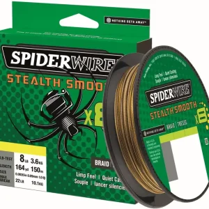 K dispozici - Šňůra Spiderwire Stealth Smooth8 Camo 150m 0,15mm 16,5kg