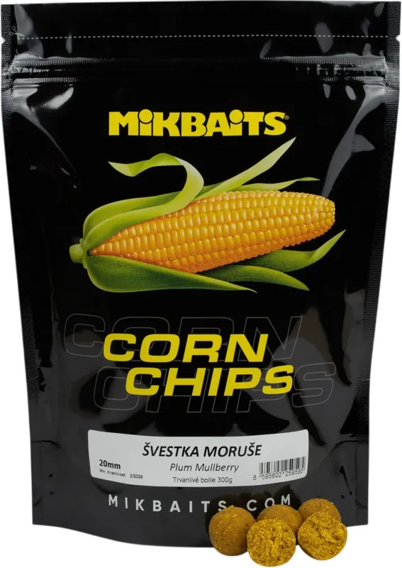 Kupte nyní | Boilie Mikbaits Corn Chips Švestka Moruše