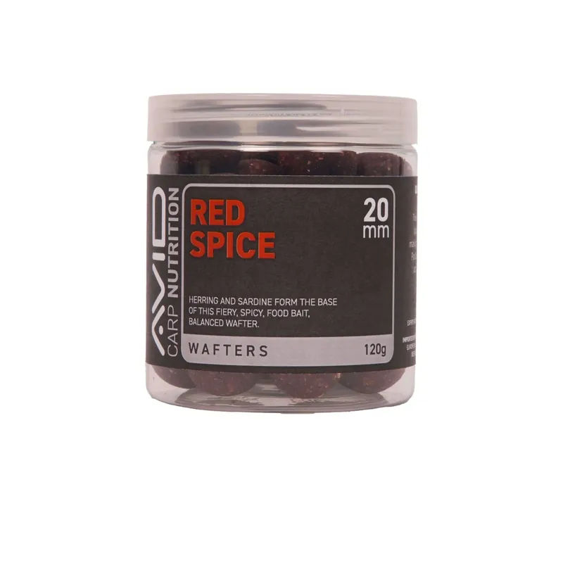 Boilies Avid Red Spice Wafter 20mm 120g - Cena od výrobce