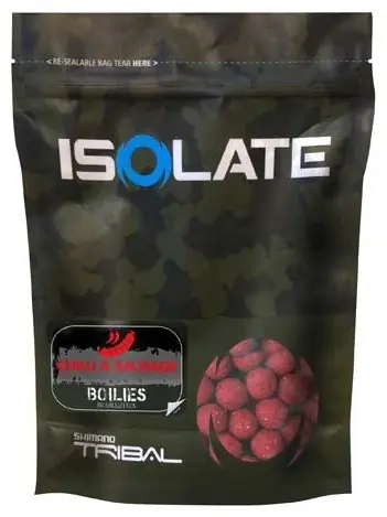 Boilie Shimano Isolate Chilli & Sausage 18mm 3kg - Cena od výrobce