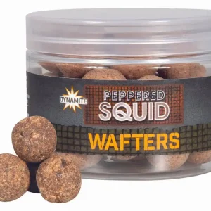 Snadný nákup - Boilie Dynamite Baits Wafters Peppered Squid 15mm