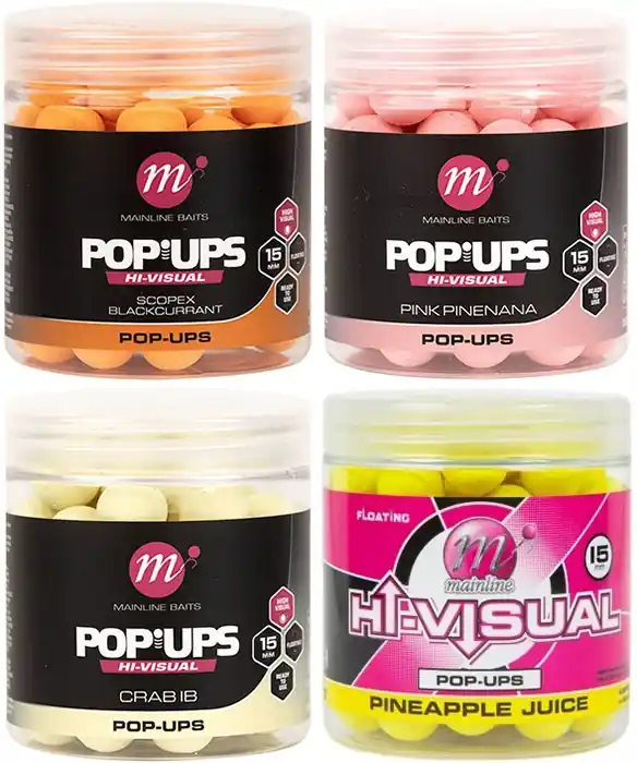 50ks Plovoucí Boilie Mainline High Visual Pop-Ups Purple Fruit-T - Velká sleva