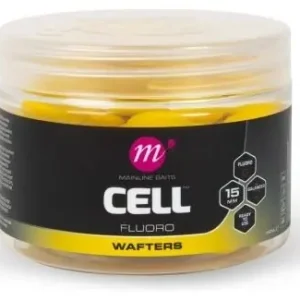 Boilie Mainline Cell Fluoro Wafters - 15mm - Yellow | Přímo z továrny