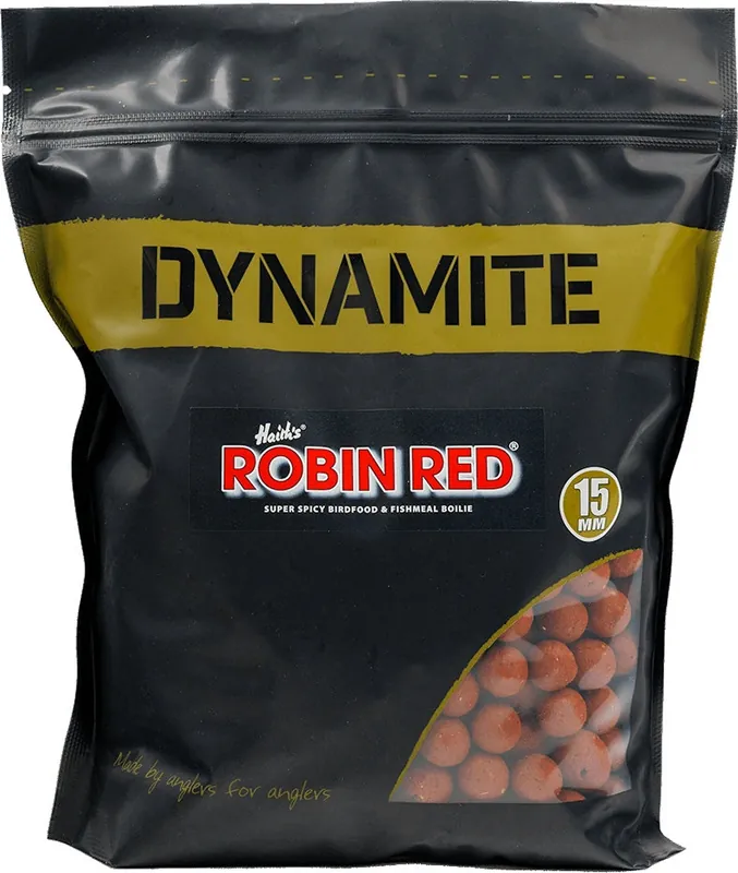 Boilie Dynamite Baits Big Fish Robin Red 15mm 5kg - Akční cena
