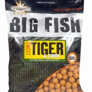 Ušetřete více - Boilie Dynamite Baits Big Fish Sweet Tiger & Corn 20mm 5kg