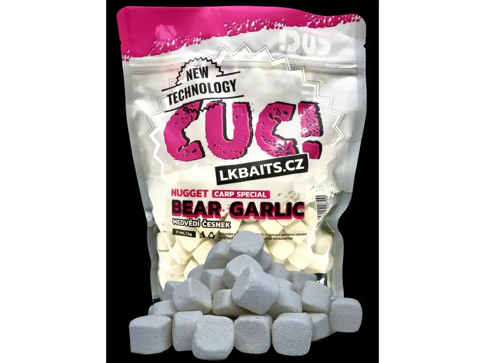 LK Baits CUC! Nugget Carp Garlic Bear 17mm/1kg - Objednejte dnes