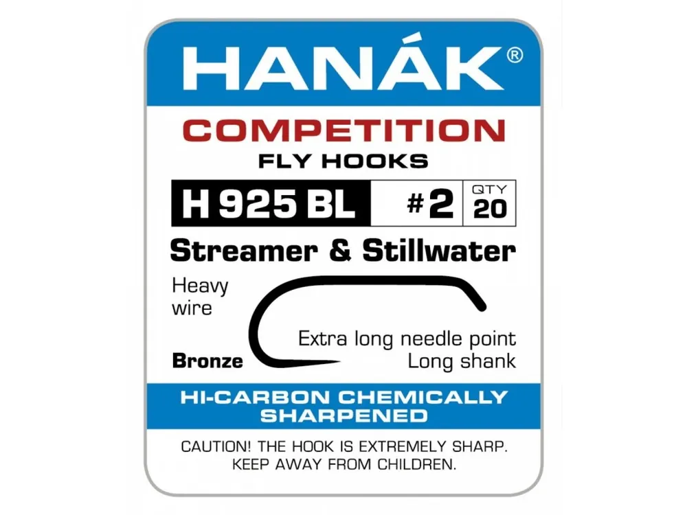 Mezi nejprodávanějšími - Streamrové Háčky Hanák H 925 BL bez protihrotu