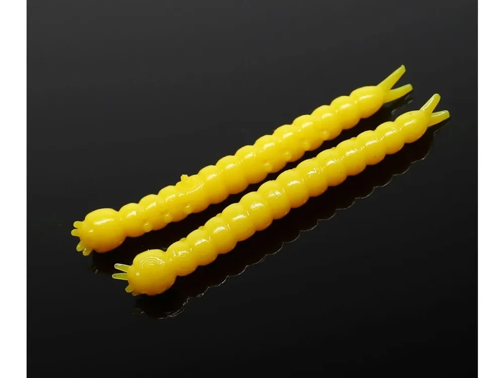 LIBRA LURES Slight Worm 38 – Yellow 007 (Krill) – 15ks/bal - Objednat nyní