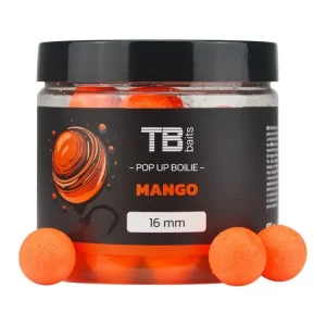 Jen pár kusů | TB Baits Plovoucí Boilie Pop-Up Mango + NHDC 65 g / 16 mm