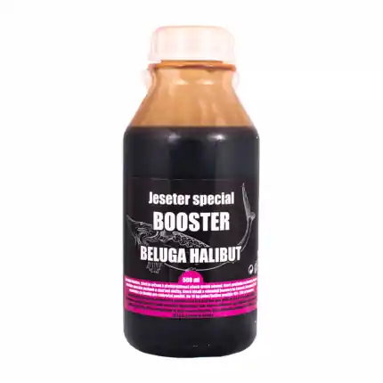 Jen dnes - LK Baits Jeseter Special Booster Beluga Halibut 500ml