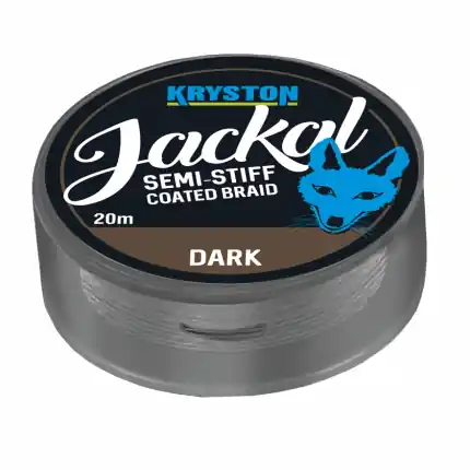 Kryston potahované šňůrky - Jackal Dark Silt 30lb 20m - Vysoká kvalita