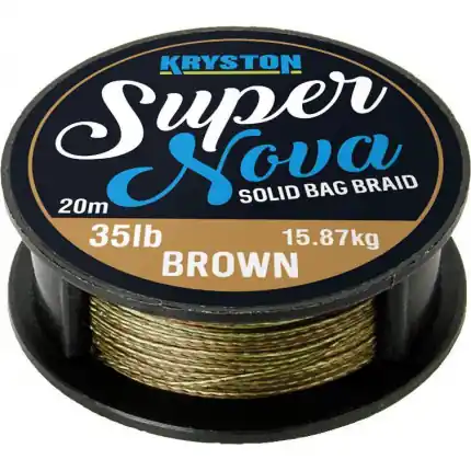 Kryston pletené šňůrky - Super Nova solid braid pískový 25lb 20m | Bezpečný nákup