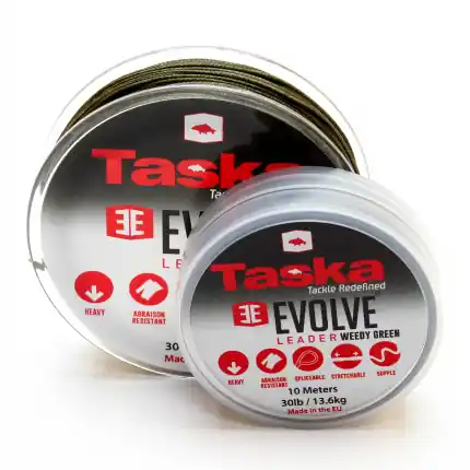Velmi populární - Taska Evolve - Evolve šokový návazec nad montáž hnědý 20m 30lb