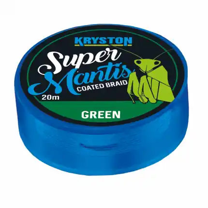 Kryston potahované šňůrky - Super Mantis Green 35lb 20m - Blesková nabídka