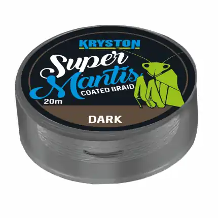 Kryston potahované šňůrky - Super Mantis Dark 35lb 20m | Sleva