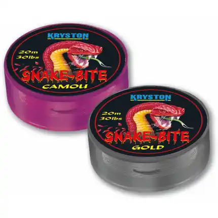 Kryston potahované šňůrky - Snake Bite Camou 30lb 20m | Nově k dispozici