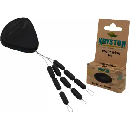 Kryston Tungsten - Těžítka na návazec long 9ks - Skvělá nabídka