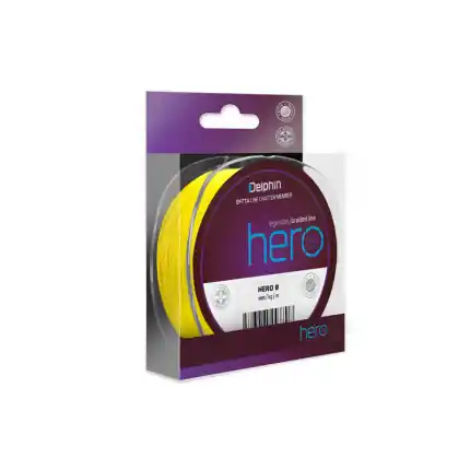 Rychle mizí | Fin Šňůra Hero 8 Fluo Yellow