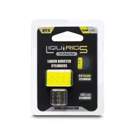 Žádaný produkt - Liquirigs - Liquid Zig Booster kapsle, žlutá a čirá 4+2ks