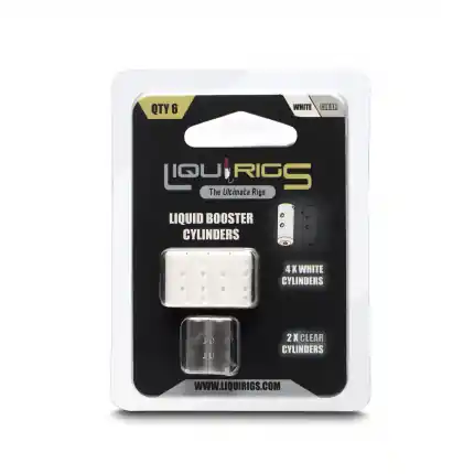 Liquirigs - Liquid Zig Booster kapsle, bílá a čirá 4+2ks - Oblíbený u zákazníků
