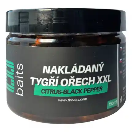 TB Baits Nakládaný Tygří Ořech XXL 150 ml - Citrus - Black pepper | Poslední dny akce