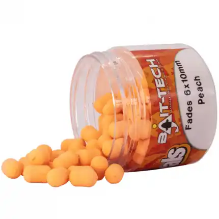 Akční nabídka | Bait-Tech Criticals Fades Wafters - Orange Peach 6x10 mm, 50 ml