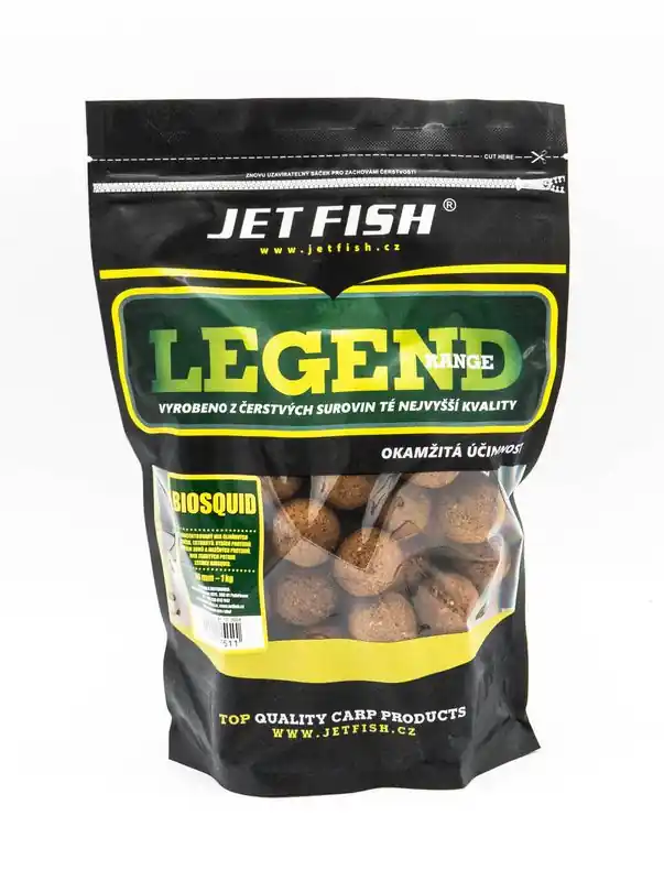 Rychlé dodání | Boilie Jet Fish Legend Range_1kg_30mm_Biosquid