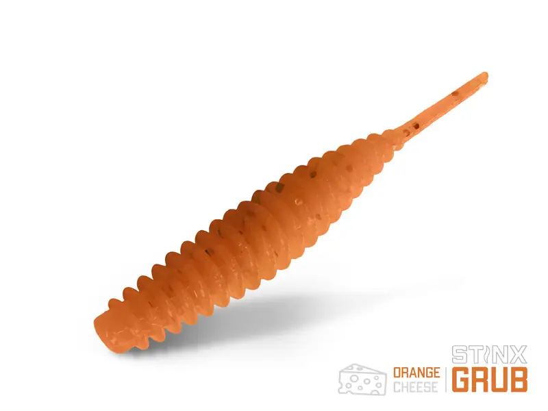 Cenový hit | Umělá nástraha Delphin B! Stinx Grub Cheese_4cm_20ks_Orange