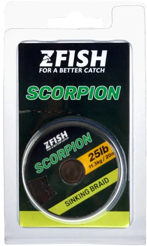Ušetřete nyní | ZFISH Šňůrka Scorpion Sinking Braid 20m 20lb