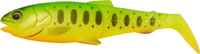 SAVAGE GEAR Gumová nástraha Craft Cannibal Paddletail Firetiger 8,5cm 7gr | Nově v sortimentu