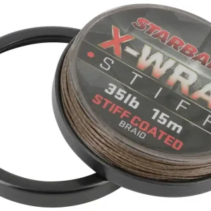 Zvýhodněná cena | STARBAITS Šnůra X WRAP Stiff Coated 15m 25lb