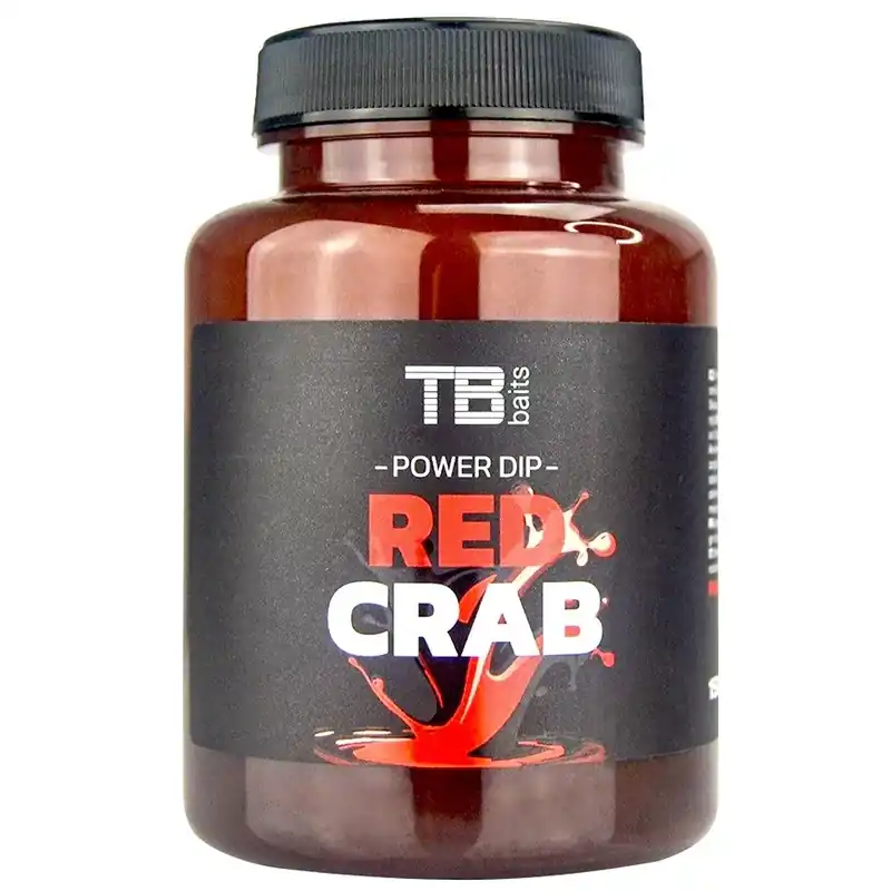 Snížená cena | TB BAITS Power dip Red Crab 150ml