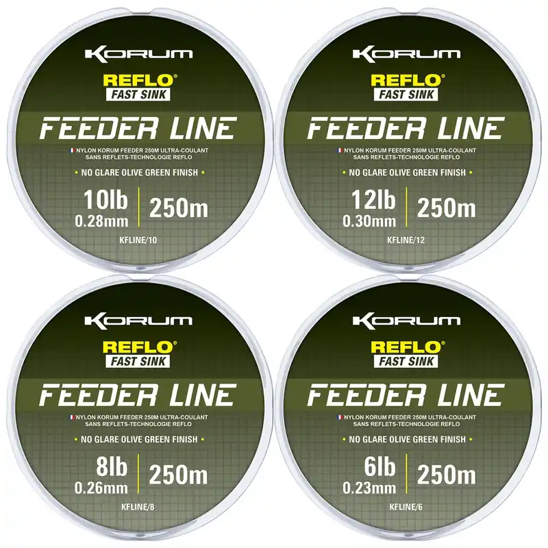 KORUM Vlasec Feeder Line 250m 0,26mm - Vysoká kvalita