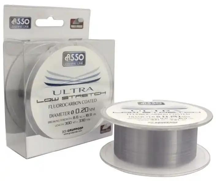 Omezené množství - ASSO Vlasec Ultra Low Stretch 300m 0,24mm