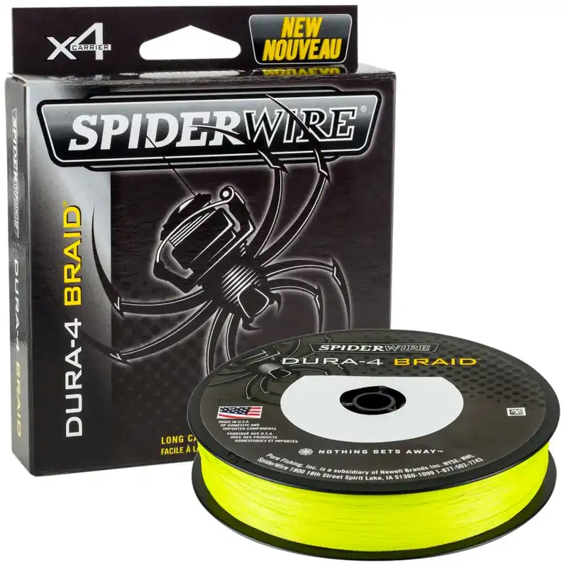 Blesková nabídka | SPIDERWIRE Šňůra Dura-4 Braid Yellow 150m 0,17mm