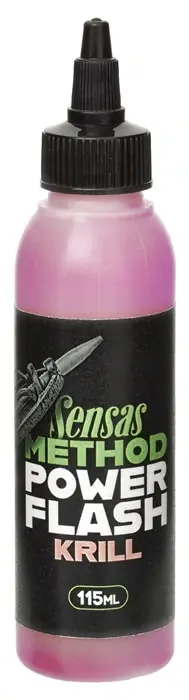 K dispozici | SENSAS Gel Method Power Flash Red Krill 115ml