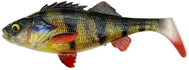 SAVAGE GEAR Gumová nástraha 4D Perch Shad Perch 12,5cm 20g - Sleva navíc