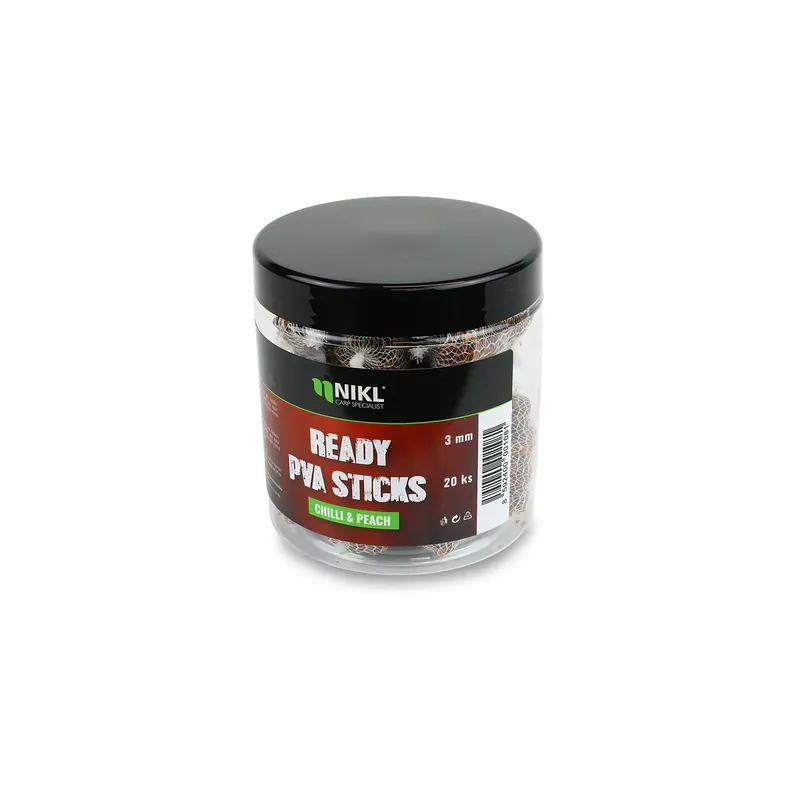 Ušetřete nyní - NIKL Ready PVA Stick Chilli & Peach 20ks