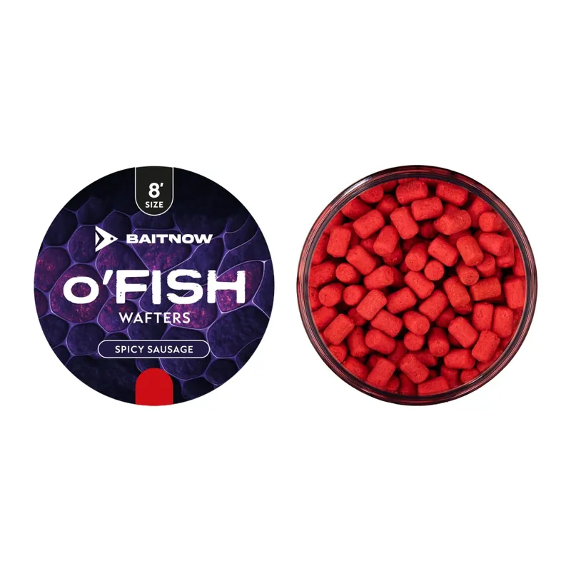 BAITNOW Wafters Method Feeder O´Fish Spicy Susage 8mm 24g | Ihned k dispozici