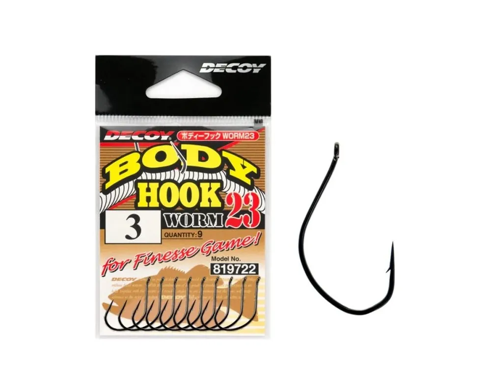 DECOY Háčky Worm23 Body Hook | Výhodná cena
