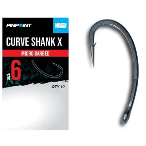 Populární - Nash háčky Curve Shank X Micro Barbed 10ks